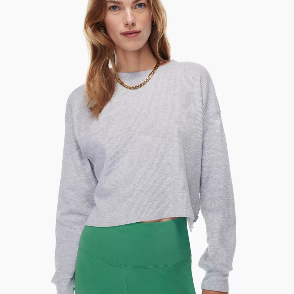 Aritzia Tna Wake Crew Boxy Longsleeve / Women Large